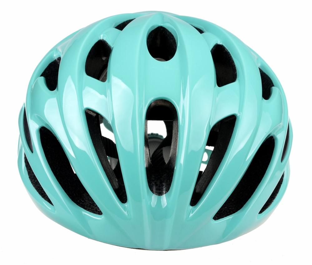 户外彩色成人公路自行车头盔带 LED 灯