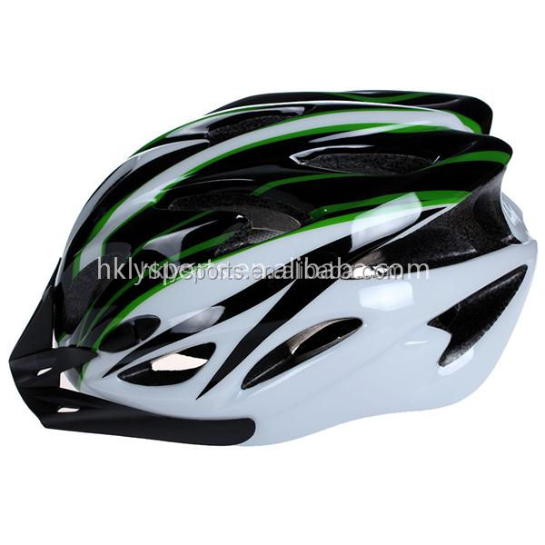圣涛轻质 ST983 模内 PC + EPS 18 个通风孔 225 克 PC + EPS 自行车头盔带遮阳板 PA 带